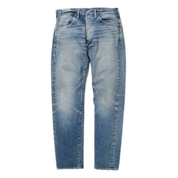Studio D'Artisan Ivy Used Wash Blue Denim Jeans - Picture 1 of 6